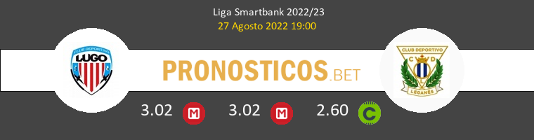 Lugo vs Leganés Pronostico (27 Ago 2022) 1
