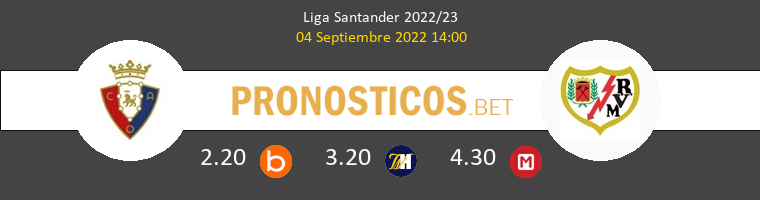 Osasuna vs Rayo Vallecano Pronostico (4 Sep 2022) 1