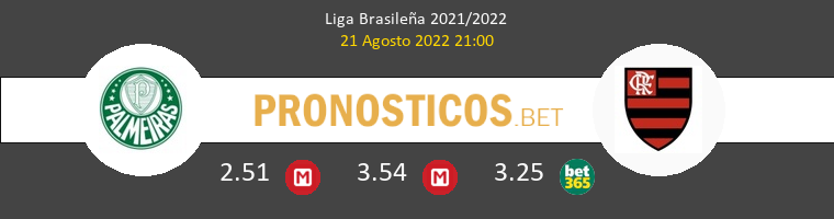 Palmeiras vs Flamengo Pronostico (21 Ago 2022) 1