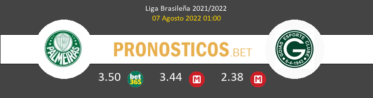 Palmeiras vs Goiás EC Pronostico (7 Ago 2022) 1