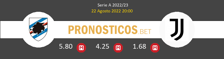Sampdoria vs Juventus Pronostico (22 Ago 2022) 1