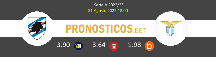 Sampdoria vs Lazio Pronostico (31 Ago 2022) 1
