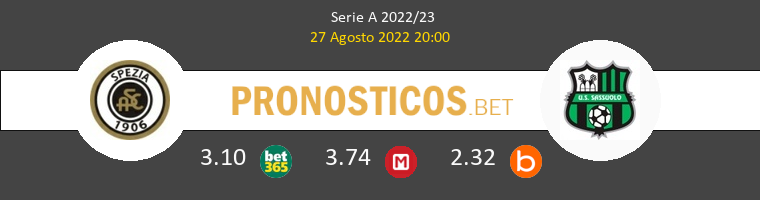Spezia vs Sassuolo Pronostico (27 Ago 2022) 1