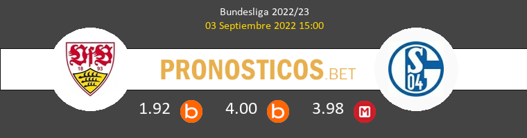 Stuttgart vs Schalke 04 Pronostico (3 Sep 2022) 1