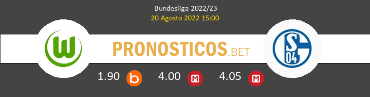Wolfsburgo vs Schalke 04 Pronostico (20 Ago 2022) 1