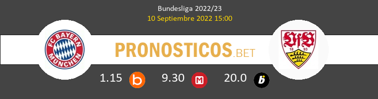 Bayern Munich vs Stuttgart Pronostico (10 Sep 2022) 1
