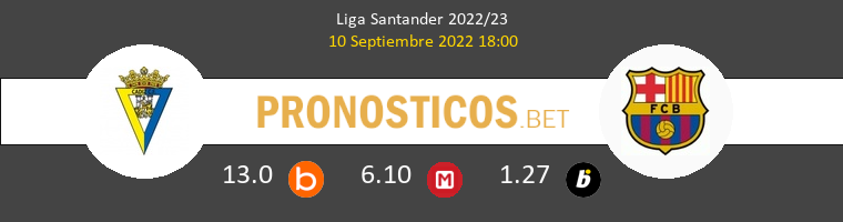 Cádiz vs Barcelona Pronostico (10 Sep 2022) 1