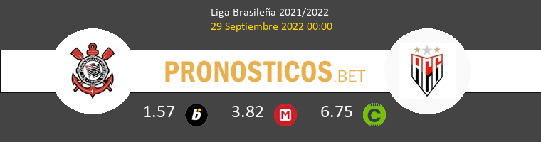Corinthians vs Atlético GO Pronostico (29 Sep 2022) 1