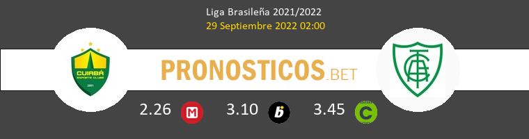 Cuiabá vs América Mineiro Pronostico (29 Sep 2022) 1