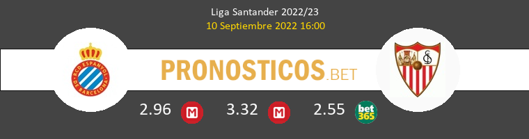 Espanyol vs Sevilla Pronostico (10 Sep 2022) 1