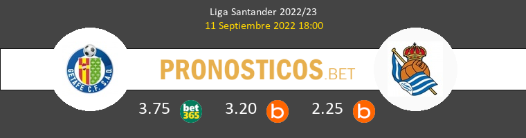 Getafe vs Real Sociedad Pronostico (11 Sep 2022) 1