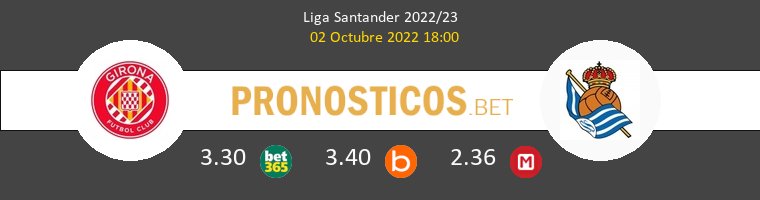 Girona vs Real Sociedad Pronostico (2 Oct 2022) 1