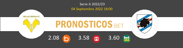 Hellas Verona vs Sampdoria Pronostico (4 Sep 2022) 1
