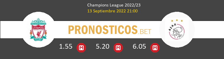 Liverpool vs Ajax Pronostico (13 Sep 2022) 1
