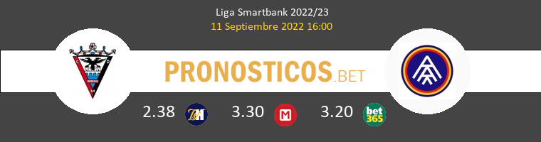 Mirandés vs FC Andorra Pronostico (11 Sep 2022) 1
