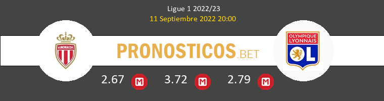 Monaco vs Lyon Pronostico (11 Sep 2022) 1