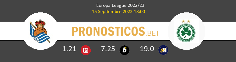 Real Sociedad vs Omonia Nicosia Pronostico (15 Sep 2022) 1