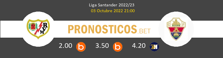 Rayo Vallecano vs Elche Pronostico (3 Oct 2022) 1