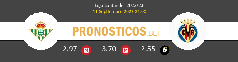 Real Betis vs Villarreal Pronostico (11 Sep 2022) 1