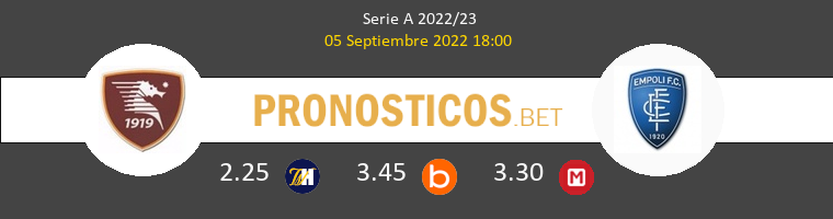 Salernitana vs Empoli Pronostico (5 Sep 2022) 1