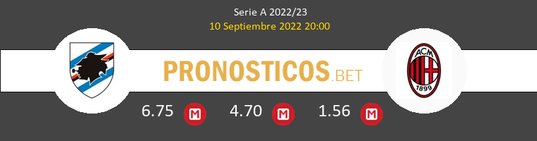 Sampdoria vs AC Milan Pronostico (10 Sep 2022) 1