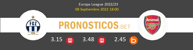 Zurich vs Arsenal Pronostico (8 Sep 2022) 1