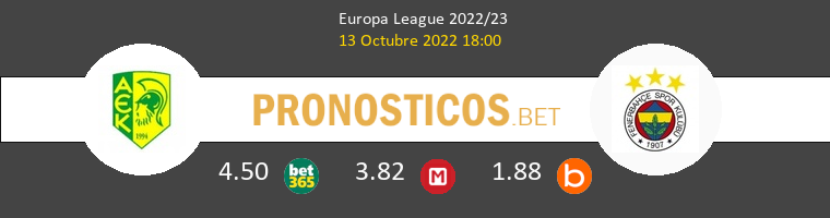 AEK Larnaca vs Fenerbahçe Pronostico (13 Oct 2022) 1