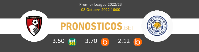 AFC Bournemouth vs Leicester Pronostico (8 Oct 2022) 1