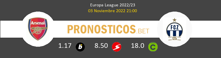 Arsenal vs Zurich Pronostico (3 Nov 2022) 1