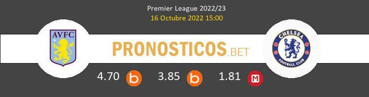 Aston Villa vs Chelsea Pronostico (16 Oct 2022) 1