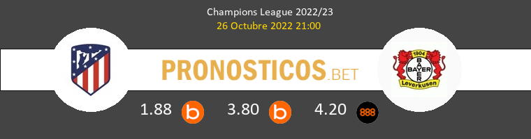 Atlético de Madrid vs Bayer Leverkusen Pronostico (26 Oct 2022) 1