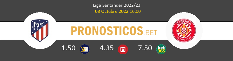 Atlético vs Girona Pronostico (8 Oct 2022) 1