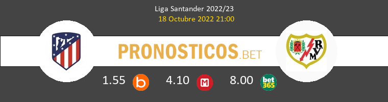 Atlético de Madrid vs Rayo Vallecano Pronostico (18 Oct 2022) 1