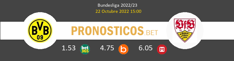 Borussia Dortmund vs Stuttgart Pronostico (22 Oct 2022) 1