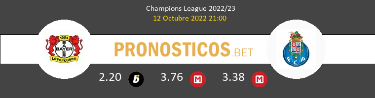 Leverkusen vs Porto Pronostico (12 Oct 2022) 1