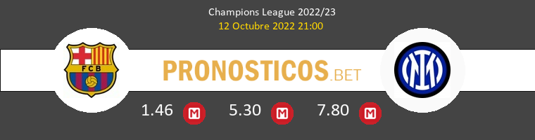 Barcelona vs Inter Pronostico (12 Oct 2022) 1