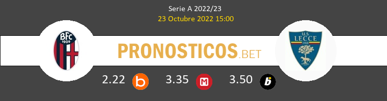 Bologna vs Lecce Pronostico (23 Oct 2022) 1