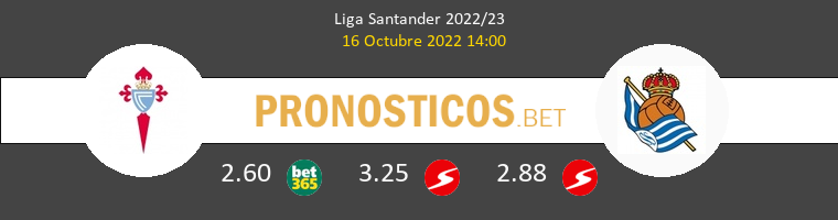 Celta vs Real Sociedad Pronostico (16 Oct 2022) 1