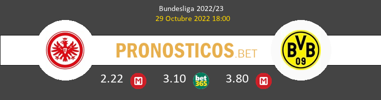 Eintracht Frankfurt vs Dortmund Pronostico (29 Oct 2022) 1
