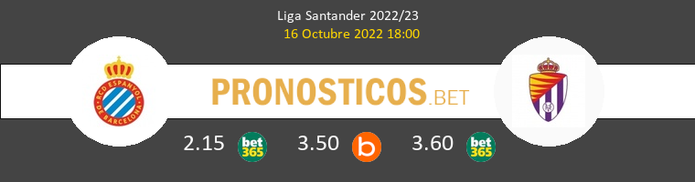 Espanyol vs Real Valladolid Pronostico (16 Oct 2022) 1