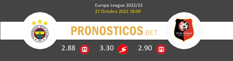 Fenerbahçe vs Stade Rennais Pronostico (27 Oct 2022) 1