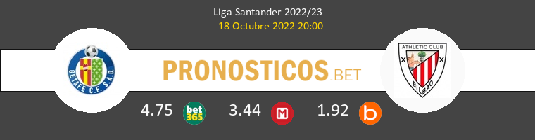 Getafe vs Athletic de Bilbao Pronostico (18 Oct 2022) 1