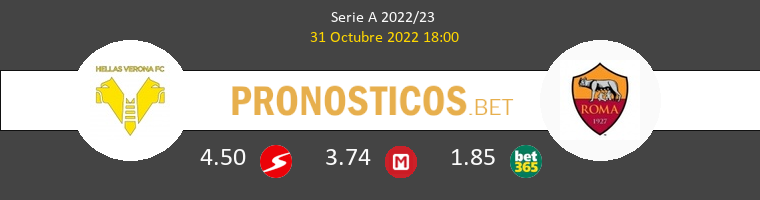 Hellas Verona vs Roma Pronostico (31 Oct 2022) 1