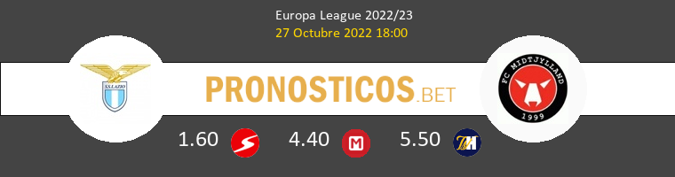 Lazio vs Midtjylland Pronostico (27 Oct 2022) 1