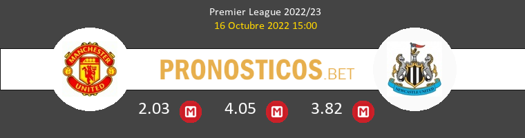 Manchester United vs Newcastle Pronostico (16 Oct 2022) 1