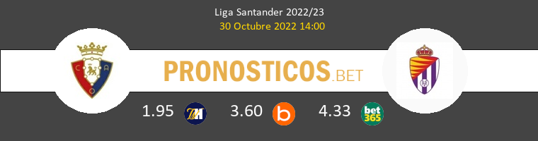 Osasuna vs Real Valladolid Pronostico (30 Oct 2022) 1
