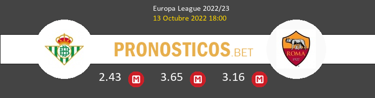 Real Betis vs Roma Pronostico (13 Oct 2022) 1