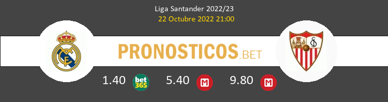 Real Madrid vs Sevilla Pronostico (22 Oct 2022) 1