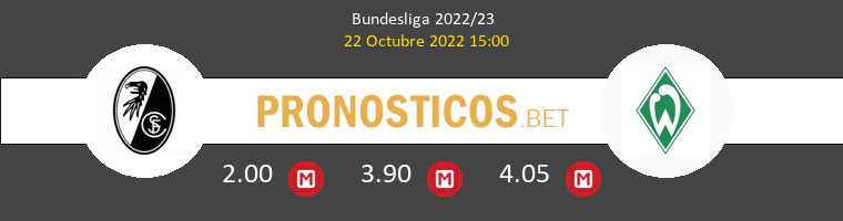 SC Freiburg vs Werder Bremen Pronostico (22 Oct 2022) 1