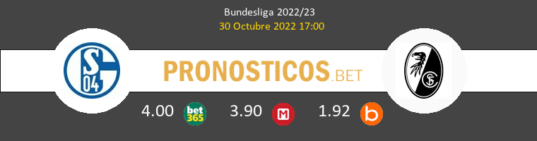 Schalke 04 vs SC Freiburg Pronostico (30 Oct 2022) 1